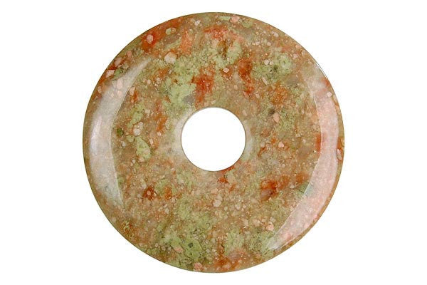 Pendant Unakite Donut