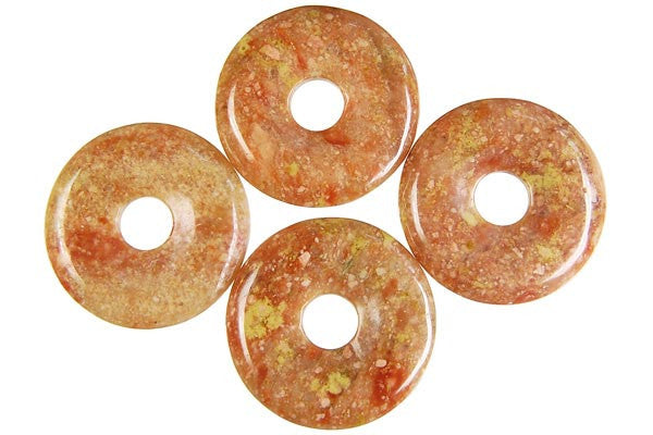 Pendant Unakite Donut