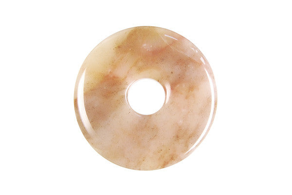 Oregon Picture Jasper Donut Pendant, Multiple Sizes, 1 Piece, Pendant for Jewelry Making