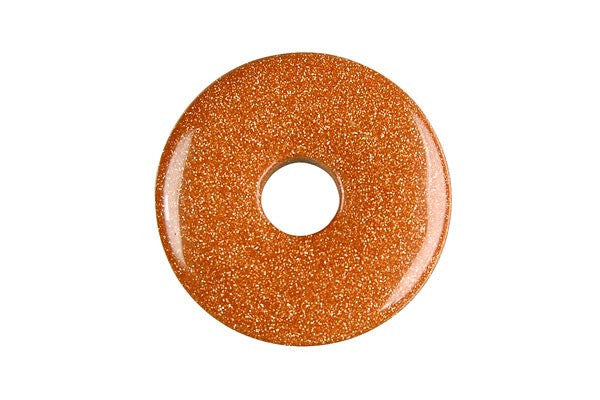 Pendant Gold Stone Donut