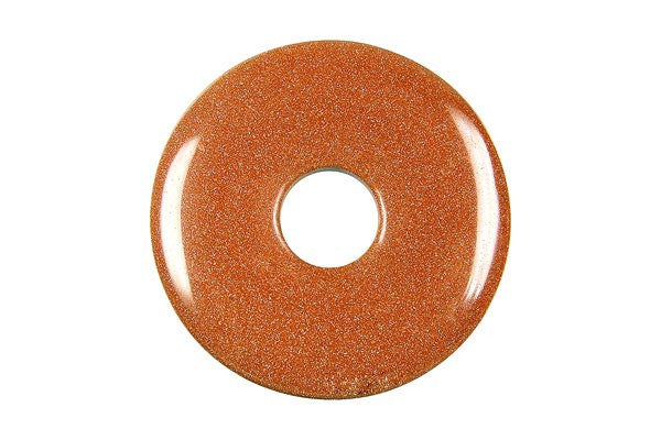 Pendant Gold Stone Donut