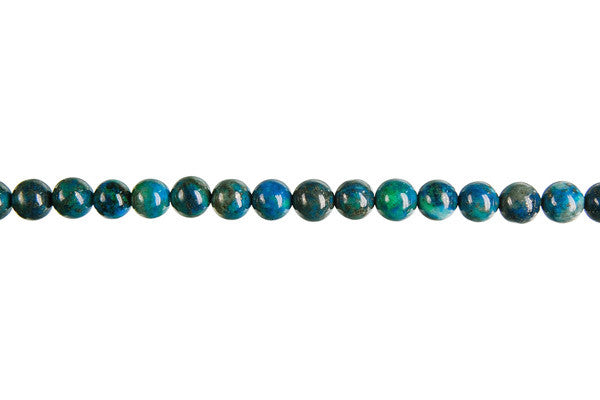 Azurite Round Beads