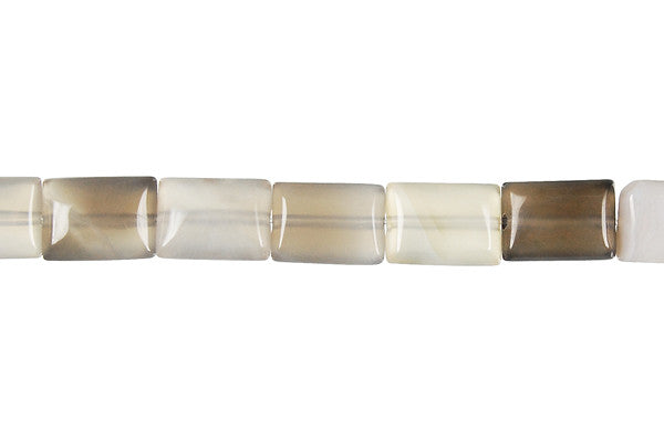 Botswana Agate Flat Rectangle Beads