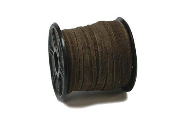 Real Suede Leather Lace, Natural, 2.5mm