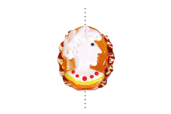 Pendant Murano Foil Glass Cameo (YH01)