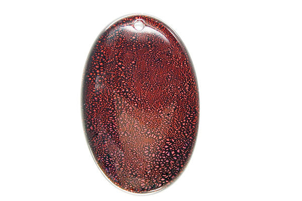 Pendant Dichroic Glass Flat Oval (VR-18)