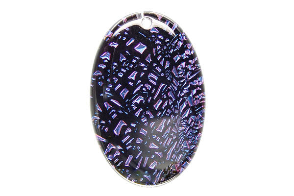 Pendant Dichroic Glass Flat Oval (VR-20)