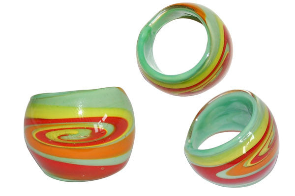 Murano Foil Glass Ring