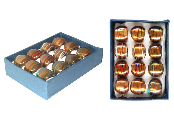 Murano Foil Glass Ring