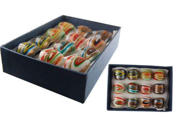 Murano Foil Glass Ring