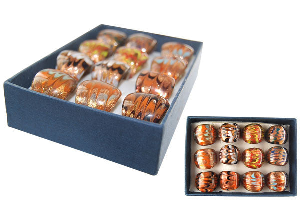 Murano Foil Glass Ring