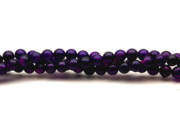 Agate Round Beads, 16-Inch Strand, Jewelry Making Supplies
