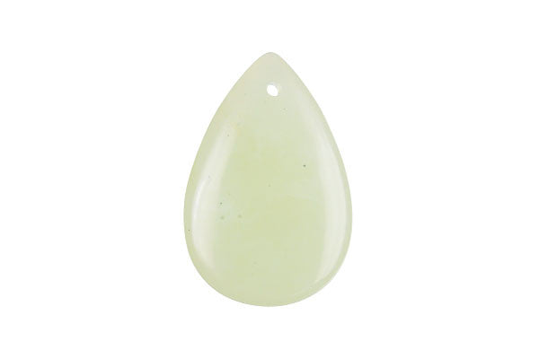 Pendant New Jade Flat Briolette