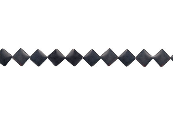 Matte Onyx Diamond Square Beads