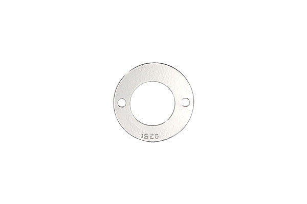 Sterling Silver Open Circle Double Hole Link, 13.5mm