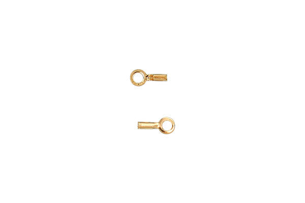 Gold Filled Endcap Crimp W/ring, 0.48mm