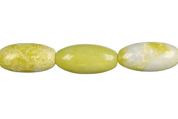 Lemon Jade Rice Beads, 16-Inch Strand, Beads for Jewelry Making