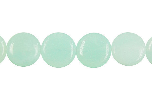 Amazonite Coin (Light) Beads