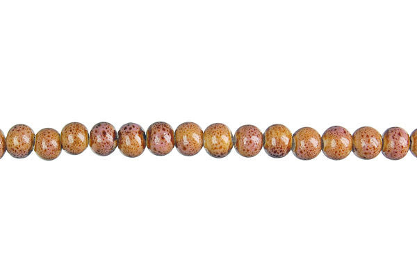 Porcelain Round (Pink) Beads