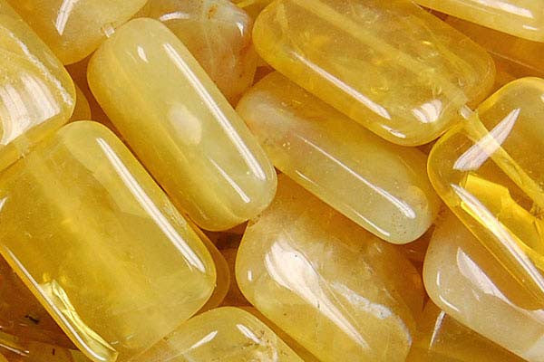 Yellow Opal Flat Rectangle Dark Beads, 16-Inch Strand, Jewelry Making Supplies