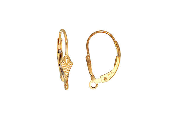 Gold-Filled Leverback w/Ring, 5.0mm