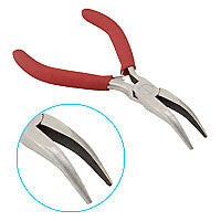 Bent Chain Nose Pliers, 5"
