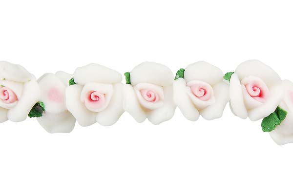 Poly Clay Flower Pendant, 10x10mm, 10 Pieces, Pendant for Jewelry Making