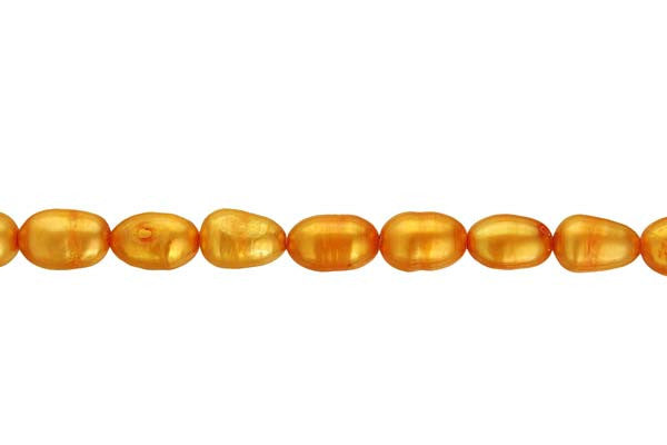 Assorted Dyed FWP Rice (Caramel), 6-7mm