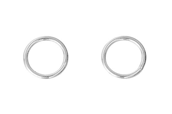 Sterling Silver 8.0mm Jump Ring, 19-Gauge