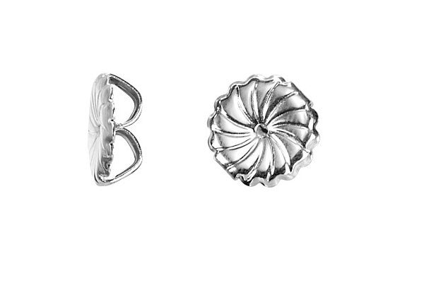 Sterling Silver Butterfly Earring Back, 9.5mm