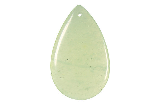 Pendant New Jade Flat Briolette