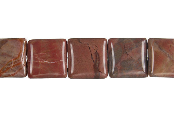 Amber Onyx Square Beads