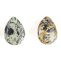 Fireworks Jasper Flat Briolette Beads, 16-Inch Strand, Beads for Jewelry Making