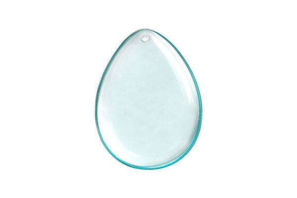 Pendant Aqua Quartz Flat Briolette