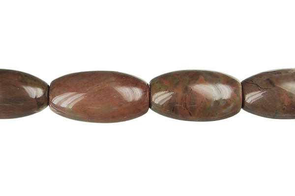 Amber Onyx Rice Beads