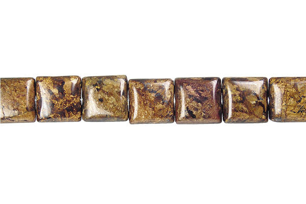 Bronzite Square Beads