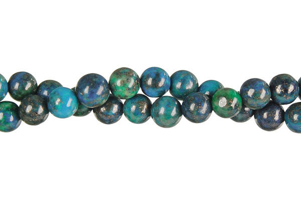 Azurite Round Beads