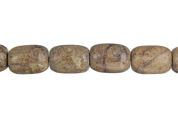 Picasso Jasper Drum Beads, 16-Inch Strand, Beads for Jewelry Making