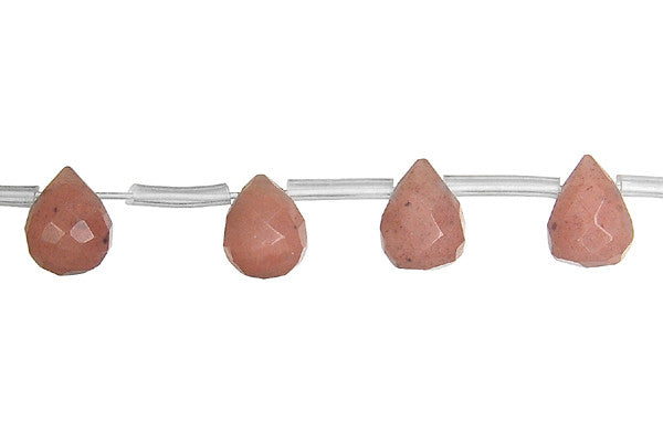 Chocolate Aventurine Faceted Briolette Beads