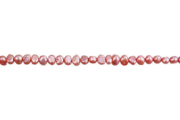 Violet Red Button Beads, 16-Inch Strand, Jewelry Making Supplies
