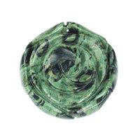 Pendant Kambaba Jasper Carved Rose