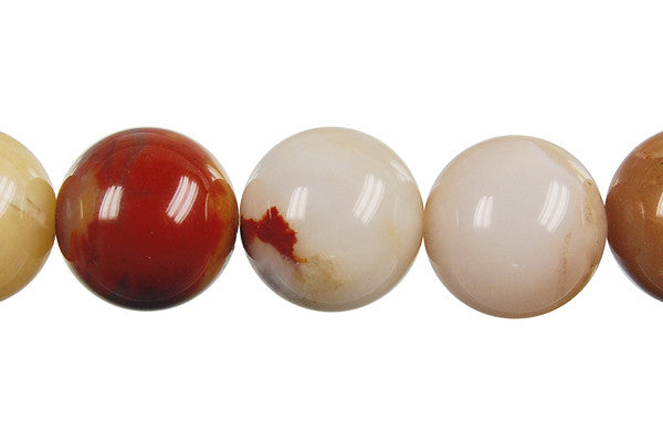 Oregon Picture Jasper Round Beads, 16-Inch Strand, Beads for Jewelry Making