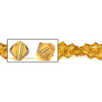 Chinese Crystal (Topaz) Bicone