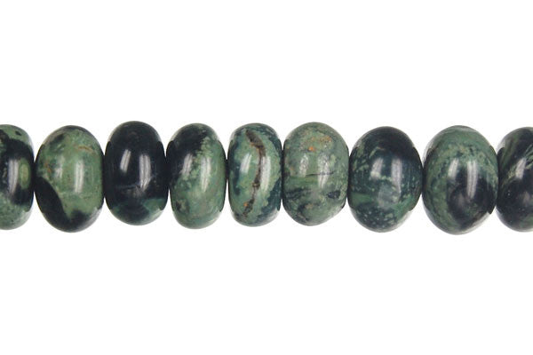 Kambaba Jasper Rondelle Beads, 16-Inch Strand, Beads for Jewelry Making