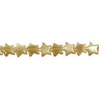 Brown Fiber Optic Star a Grade Beads, 16-Inch Strand, Beads for Jewelry Making