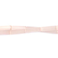 Light Pink Tube Beads, 16-Inch Strand, Beads for Jewelry Making
