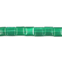 Emerald Fancy Square Beads, 16-Inch Strand, Beads for Jewelry Making