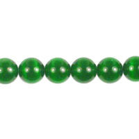 Light Emerald Round Beads, 16-Inch Strand, Beads for Jewelry Making
