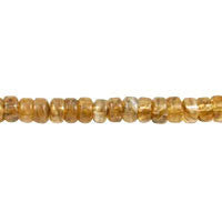 Coffee Quartz Puffy Disc Beads, 16-Inch Strand, Beads for Jewelry Making
