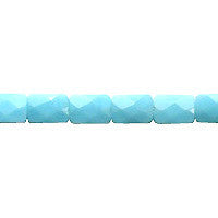 Turquoise (Light) Quartz Faceted Rectangle